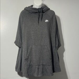 Nike Charcoal Hooded Poncho
